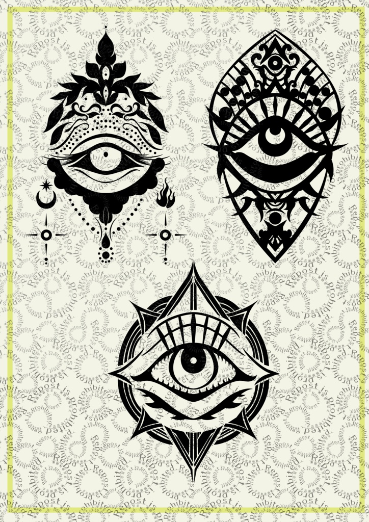 タトゥーセット⑯ 【VRC想定】