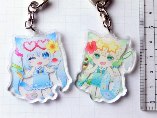 よんにゃん!夏 アクキー