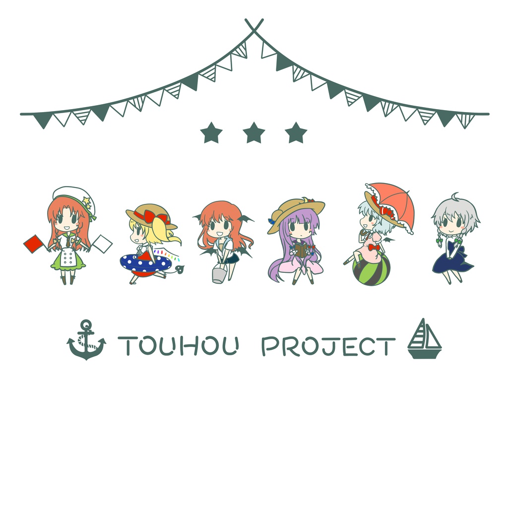 東方:紅魔館メンバー【夏】