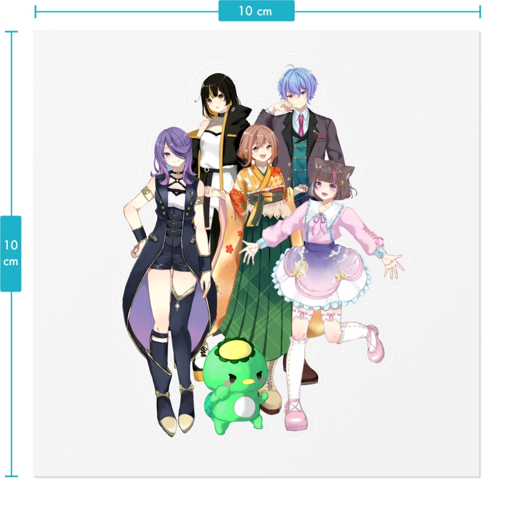 感情組ステッカー