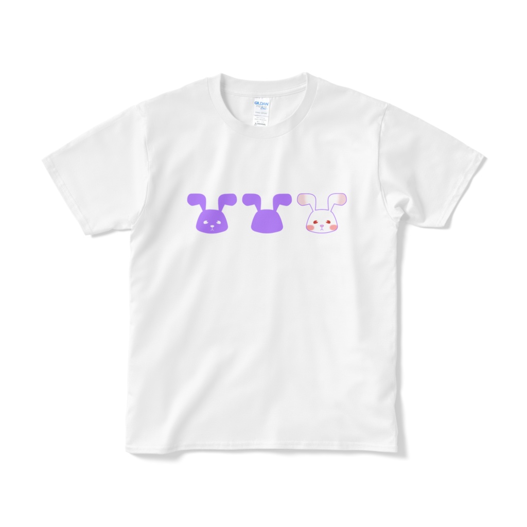 3羽のうさぎTシャツ