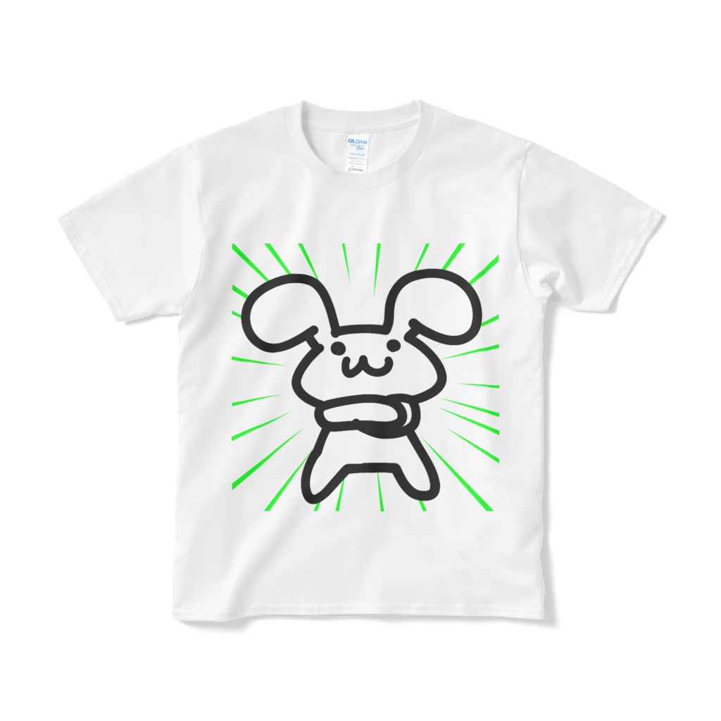 むいきゅバーンTシャツ(白/ブラック/ネイビー/レッド)