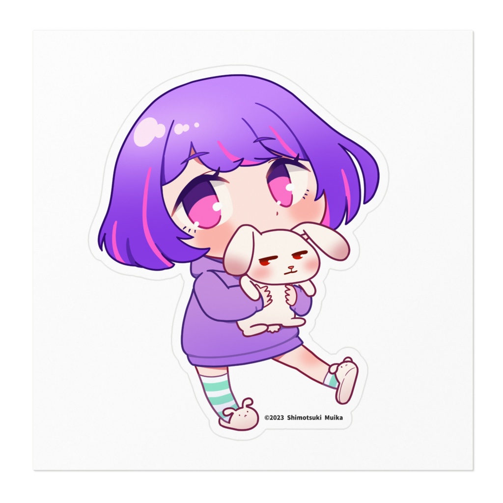 むいきゅん ちびステッカーVer.1