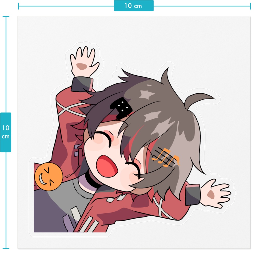 ばしぽのミニキャラステッカー