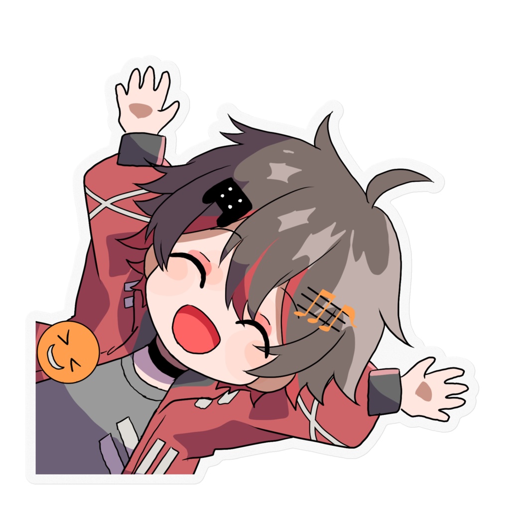 ばしぽのミニキャラステッカー