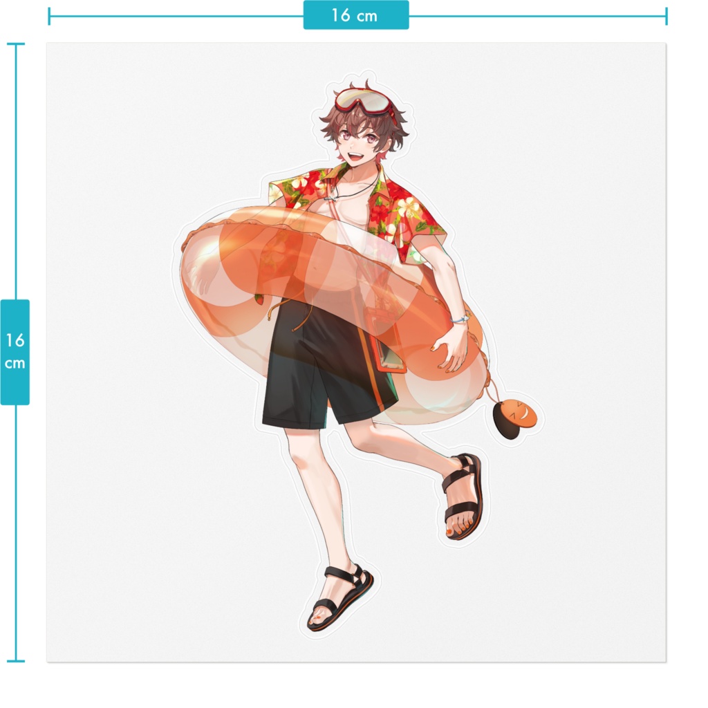 【2023年夏】ばしぽの夏衣装ステッカー