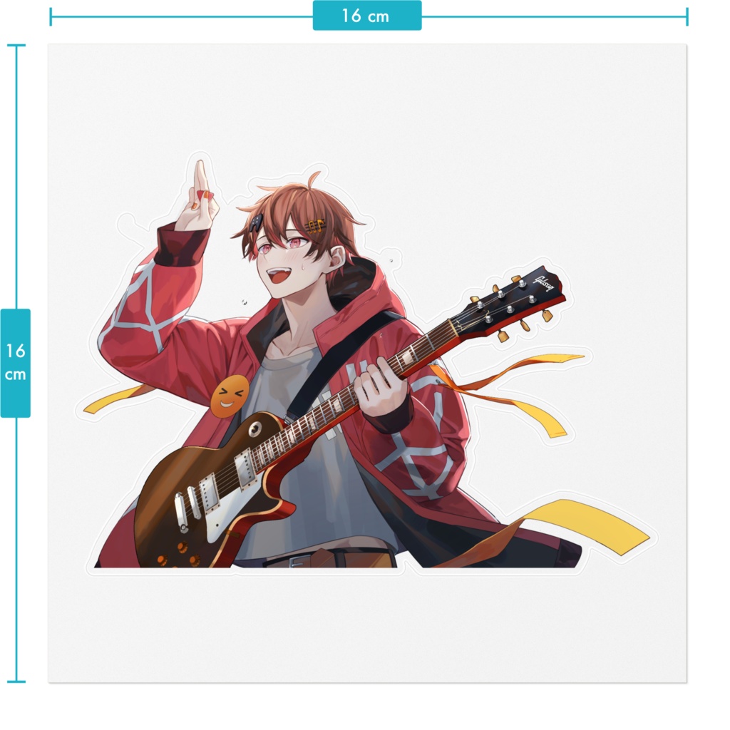 ばしぽの2周年記念ステッカー