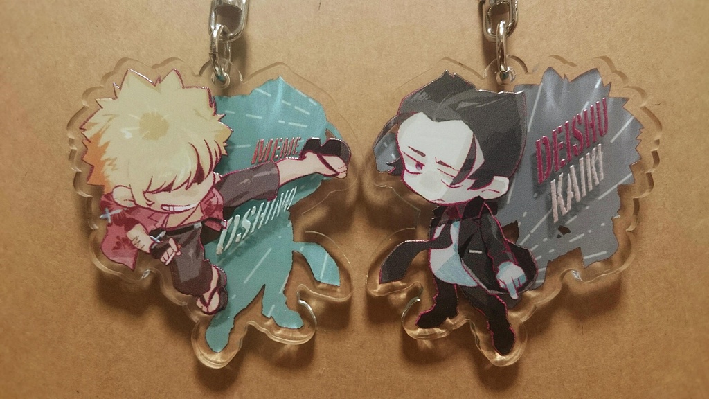 両打ちオカ研バトルアクキー