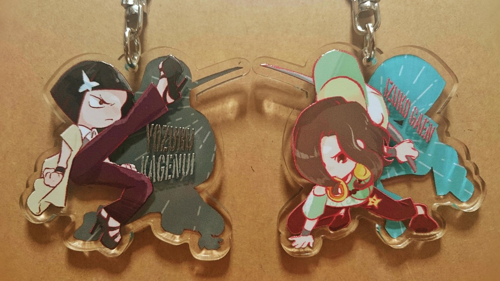 両打ちオカ研バトルアクキー