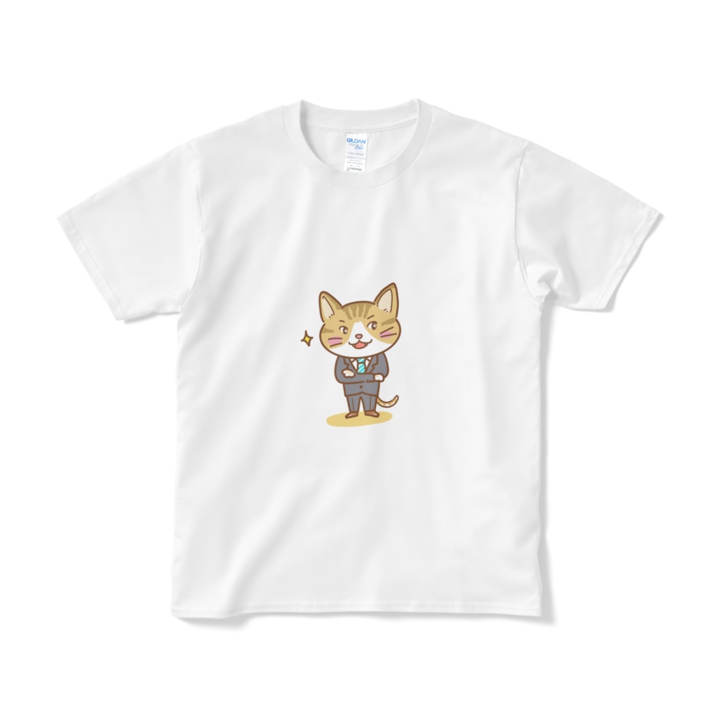 ねこ社長Tシャツ