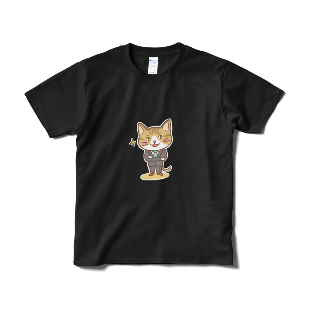 ねこ社長Tシャツ
