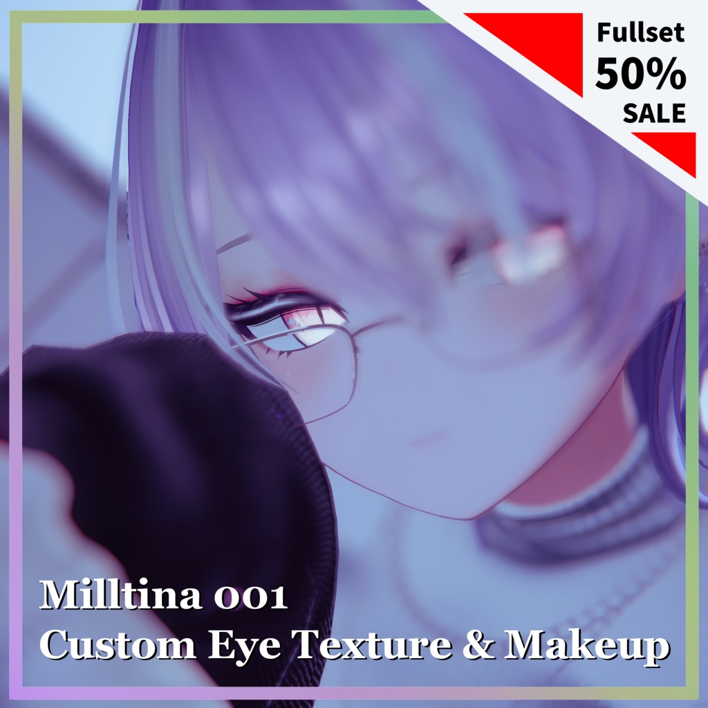 【Milltina・ミルティナ対応】Custom Eye Texture&Makeup 'Milltina 001' 