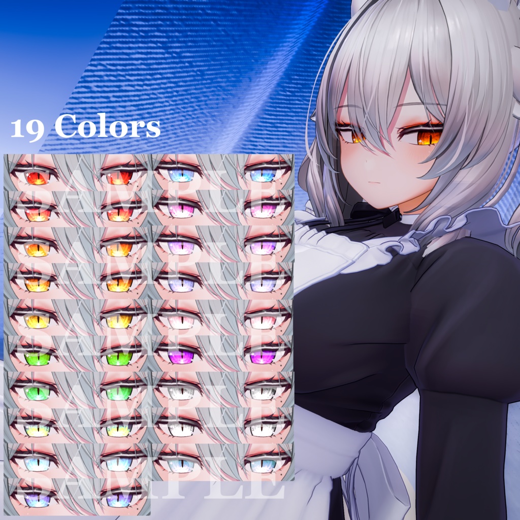 【Milltina・ミルティナ対応】Custom Eye Texture&Makeup 'Milltina 001'