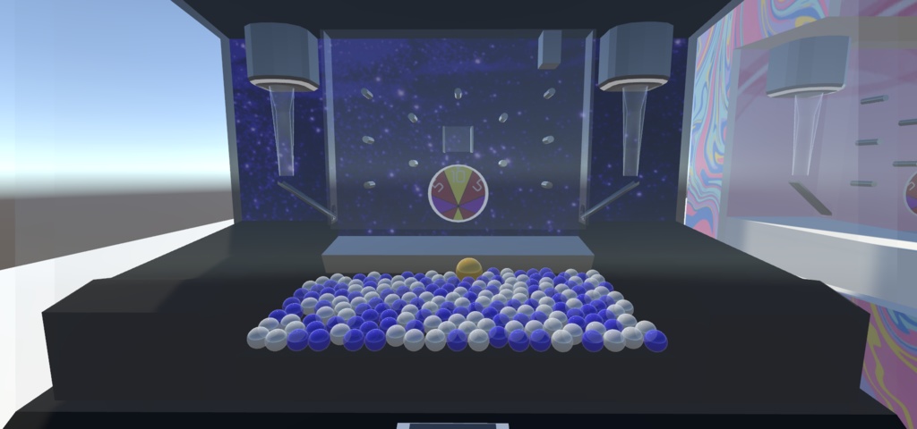 Arcade Marble Pusher Machine for VRChat Worlds