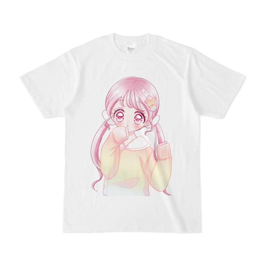 わたあめおんなのこTシャツ