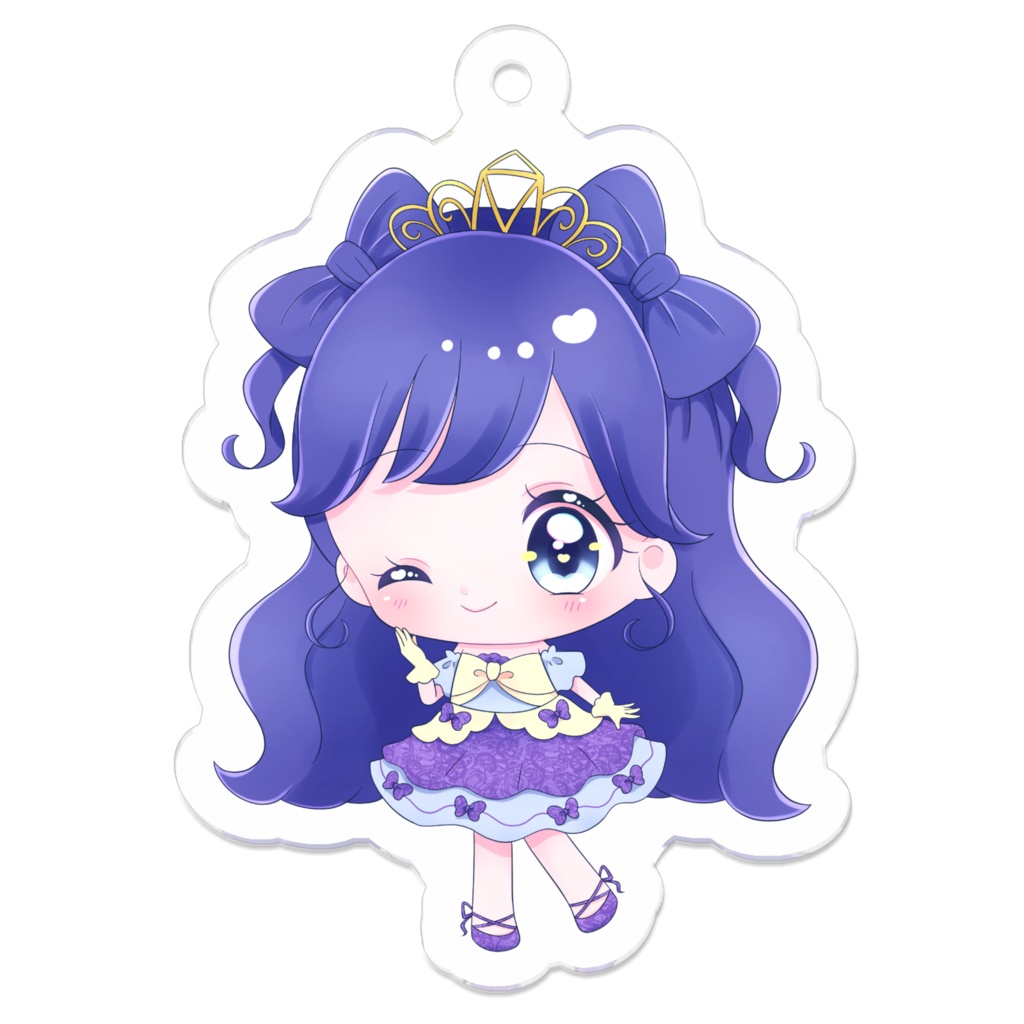 ドレスアップリンセス SDアクリルキーホルダーB