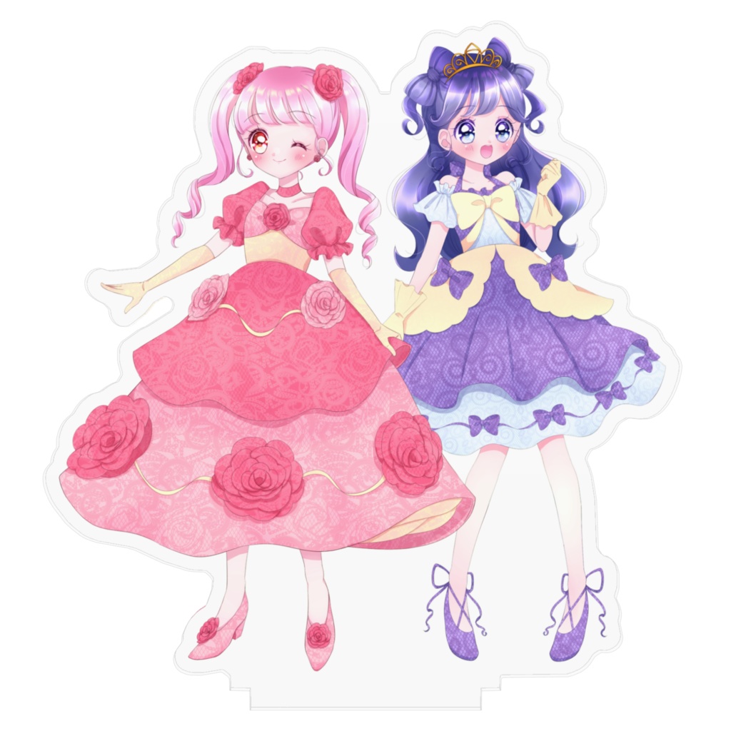 ドレスアップリンセス アクリルプリンセスフィギュア