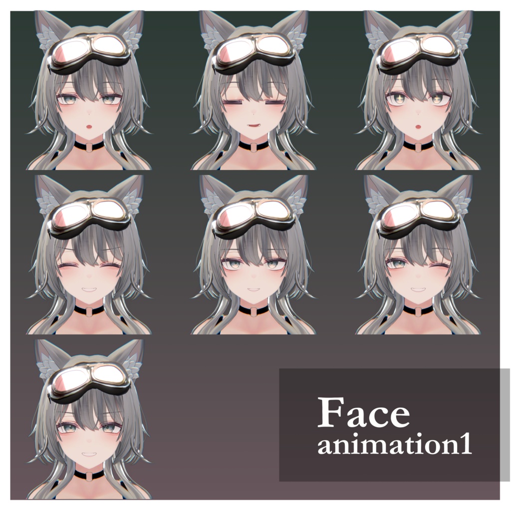 オリジナル3Dモデル 「翠羽」-Suiha-