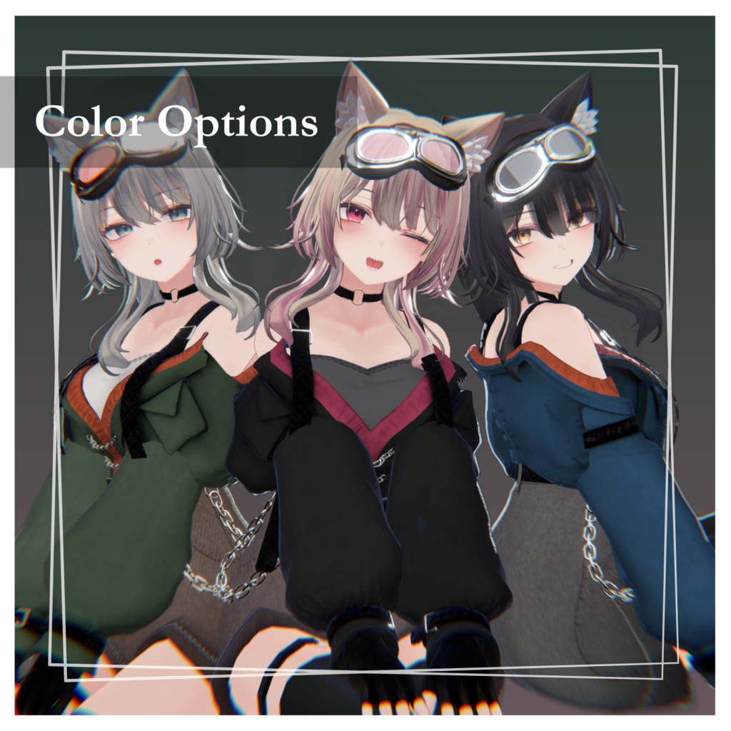 オリジナル3Dモデル 「翠羽」-Suiha-