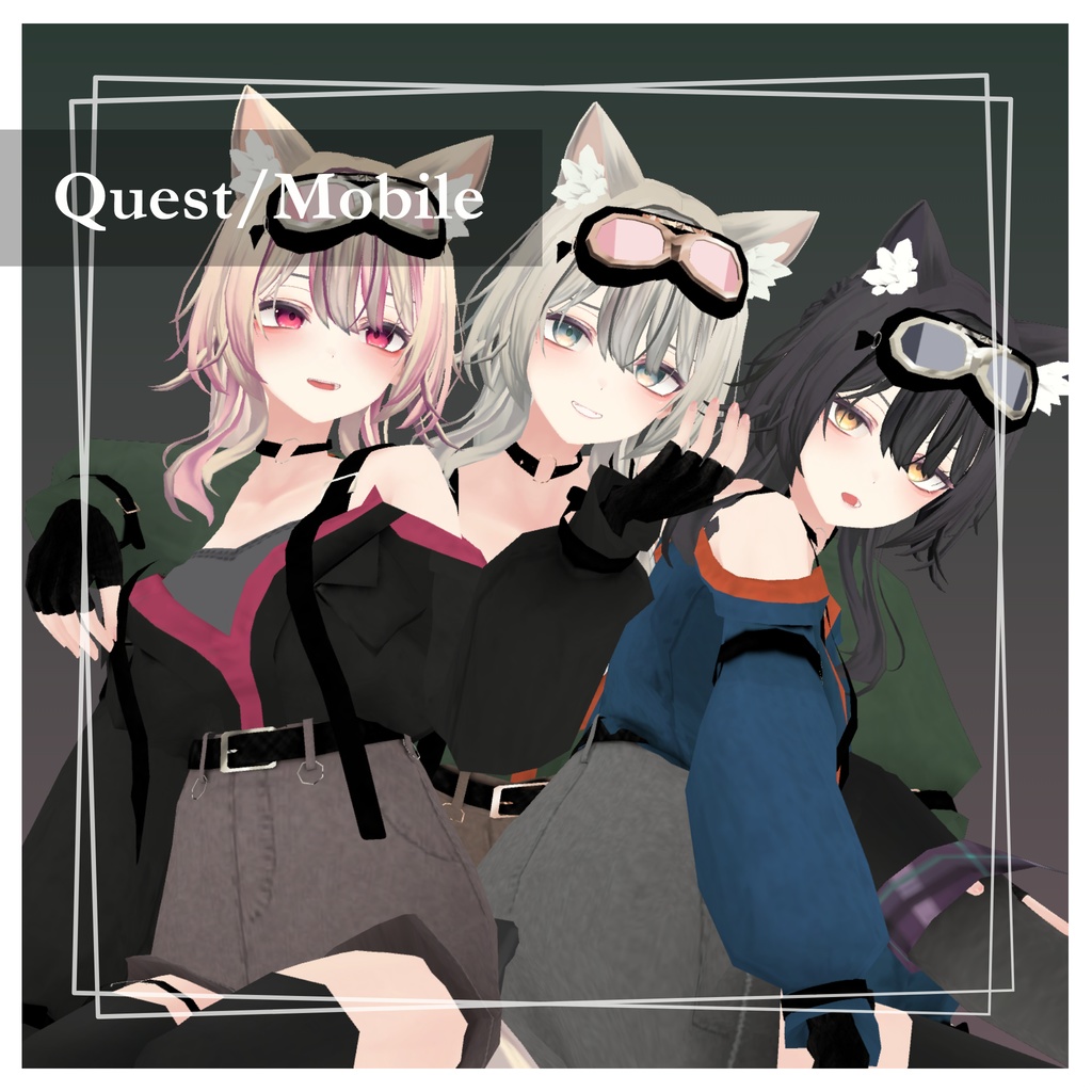 オリジナル3Dモデル 「翠羽 -Suiha-」