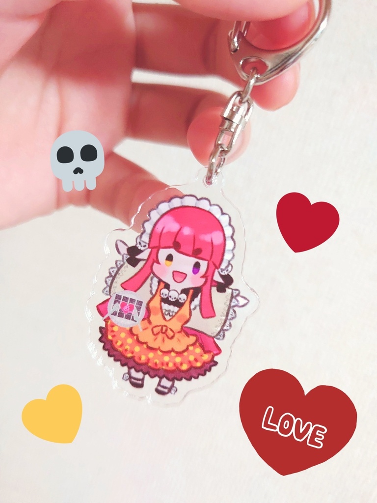 アンネッカ*アクリルキーホルダー(コーティング有)