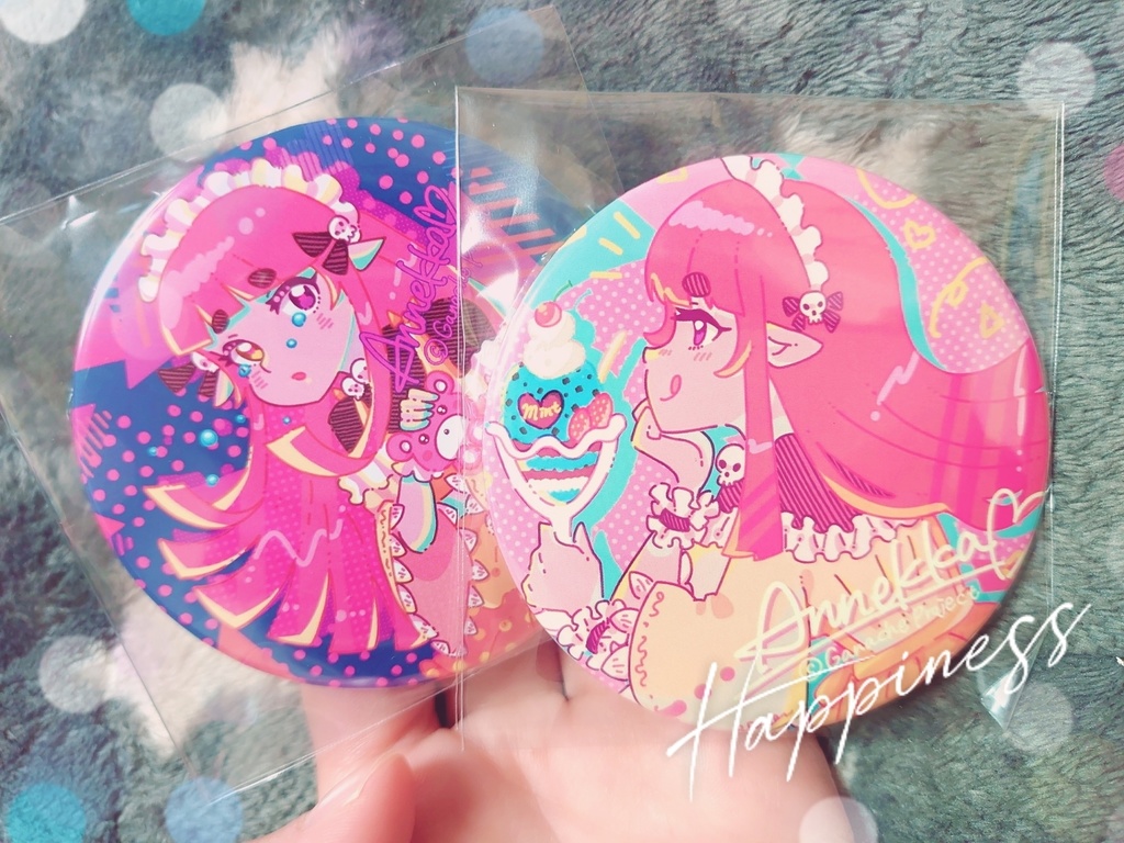 レトロポップ缶ミラー*アンネッカ*涙とベティちゃん