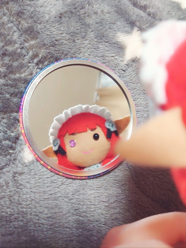 レトロポップ缶ミラー*アンネッカ*涙とベティちゃん