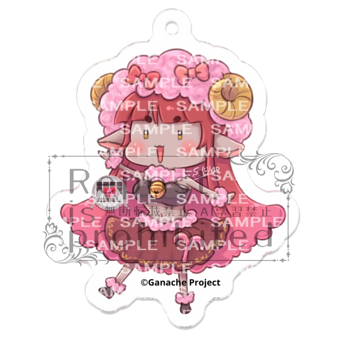 牡羊座＊ミンヨウちゃん＊アクリルキーホルダー＊Astrology Sweets Zombie