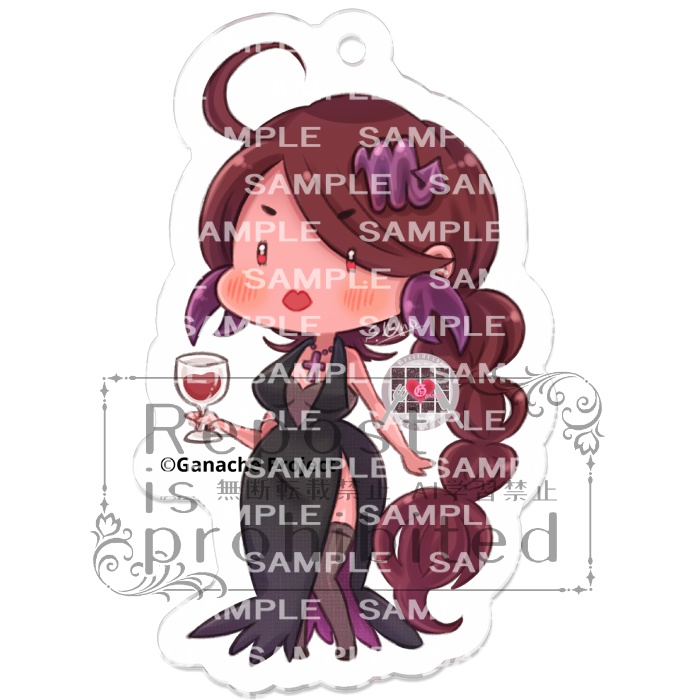 蠍座*ヴァイブス*アクリルキーホルダー*Astrology Sweets Zombie