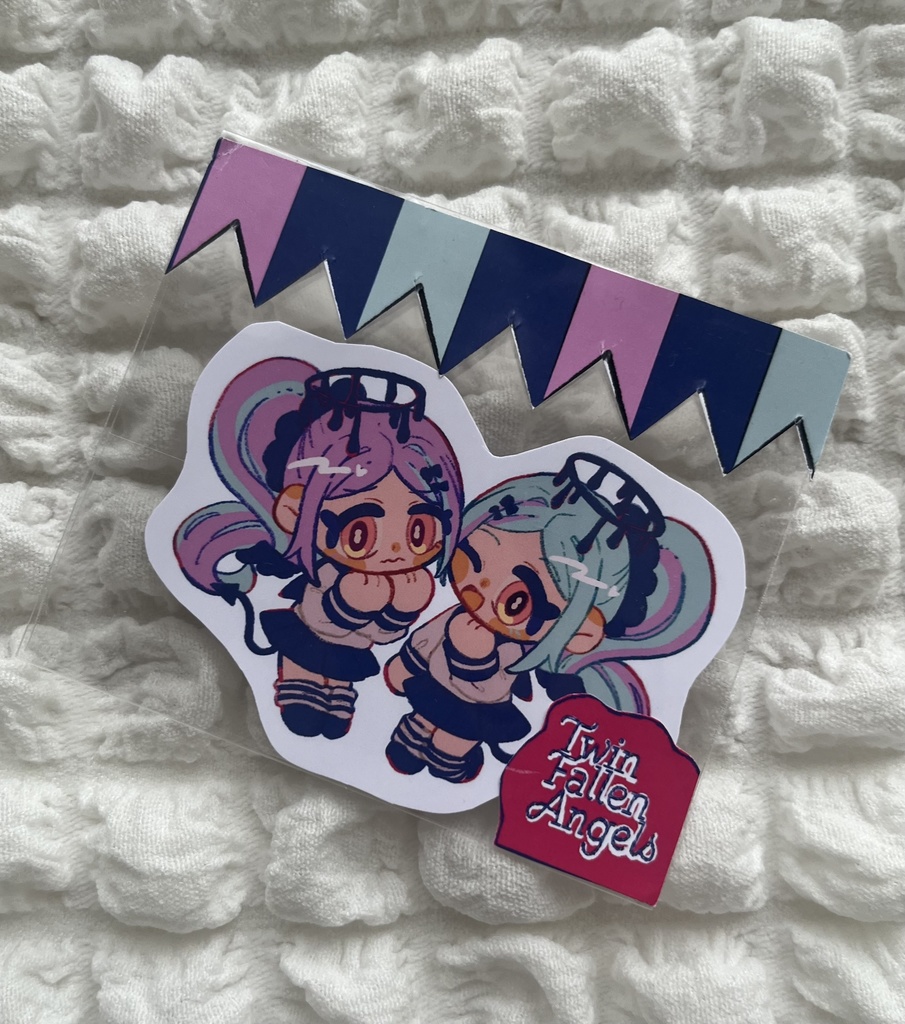 堕天使ツインズステッカー