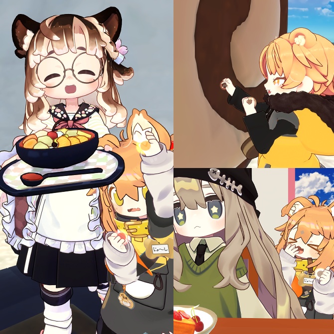 ピカっとぱくっと(VRChat向けアバターギミック・MA対応)