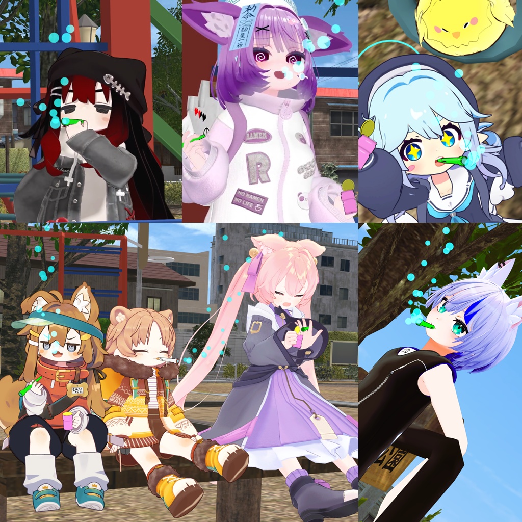 しゃばこ(VRChat向けアバターギミック・MA対応)