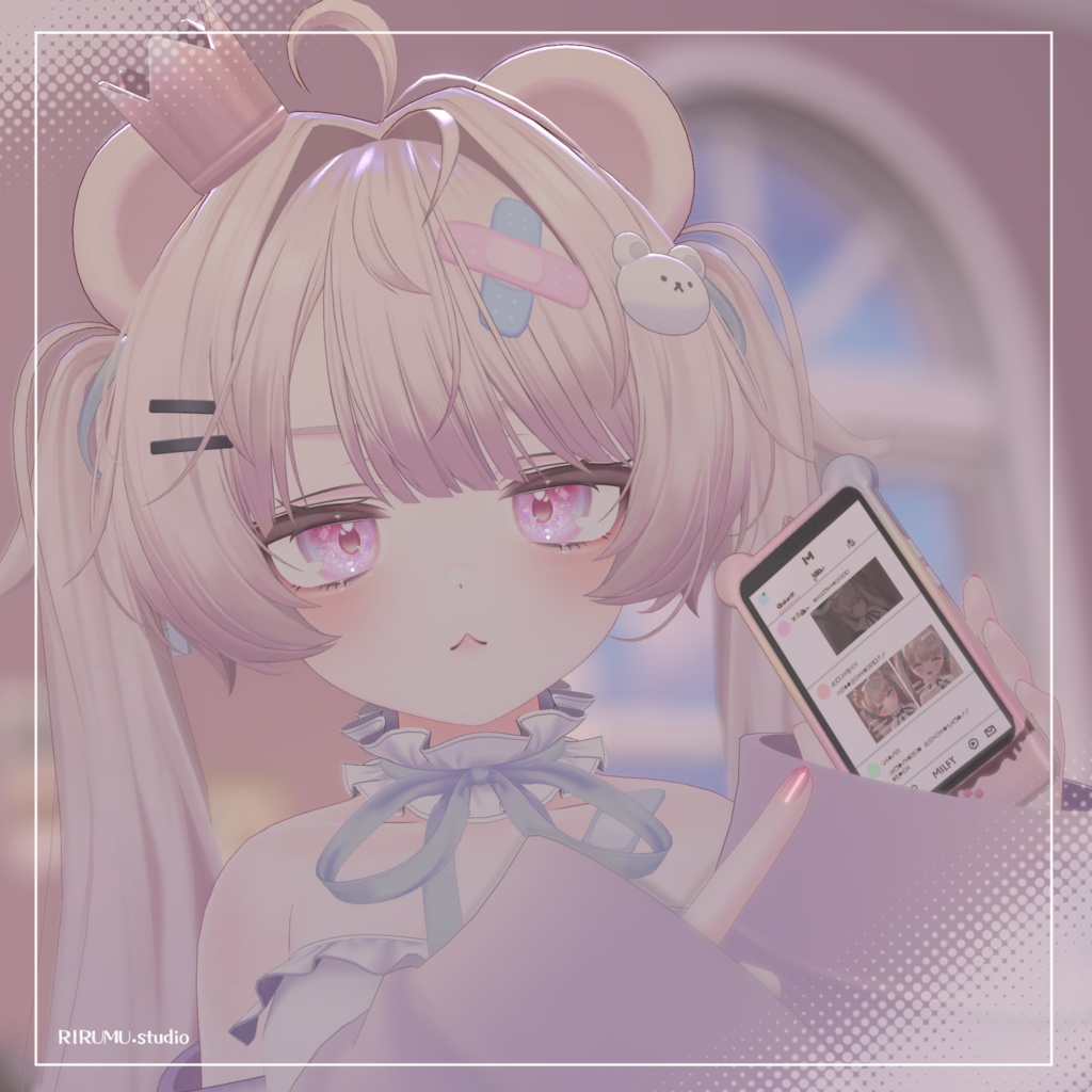 Milfy用-わたあめアイ- eye&makeup texture