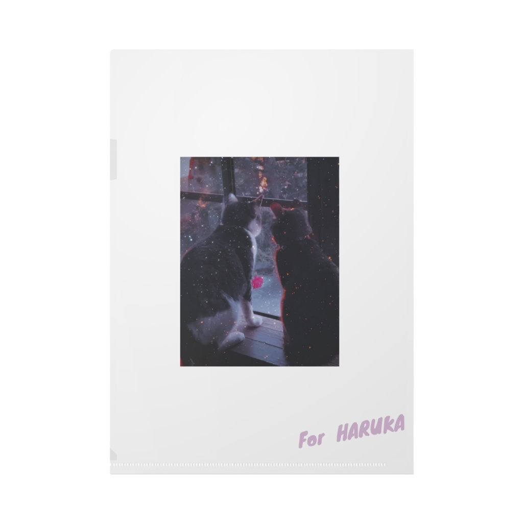 クリアファイル《ねこ》(for HARUKA)