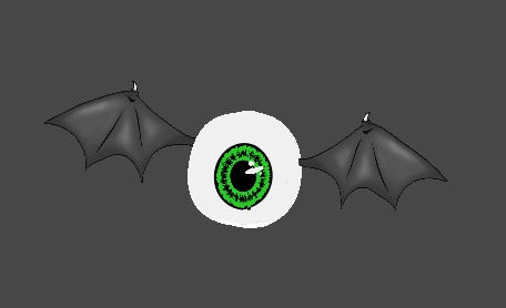 Flying Eyeball (only eyeball)