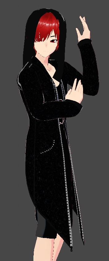 Black punk cardigan (only cardigan)