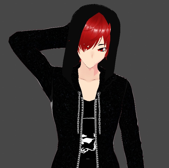 Black punk cardigan (only cardigan)