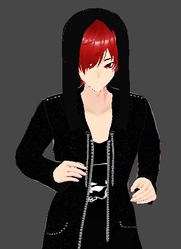 Black punk cardigan (only cardigan)