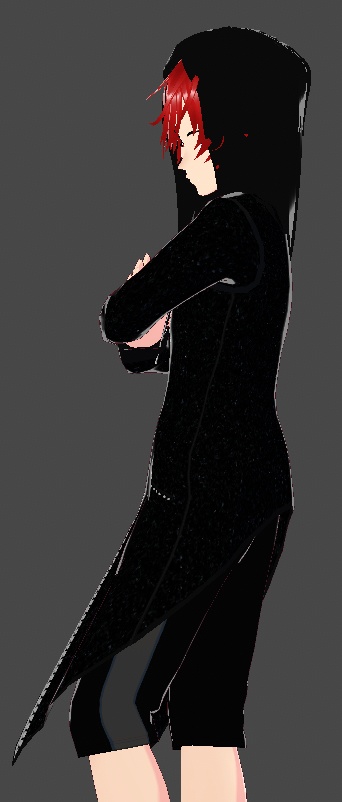 Black punk cardigan (only cardigan)