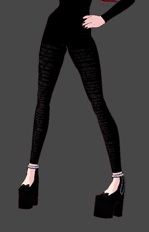 Gothic rip leggings (only leggings/inner bottom)