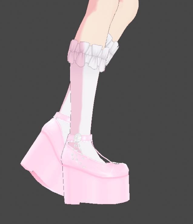 Kawaii gothic shoes (only shoes)