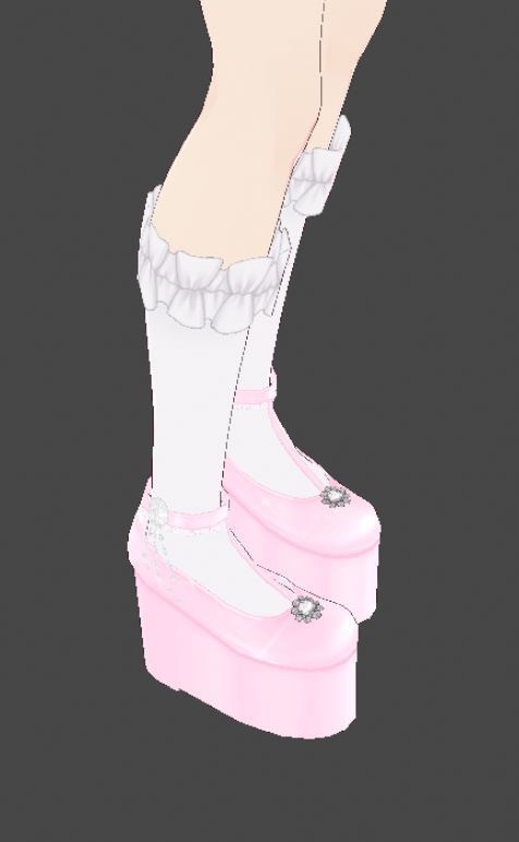 Kawaii gothic shoes (only shoes)