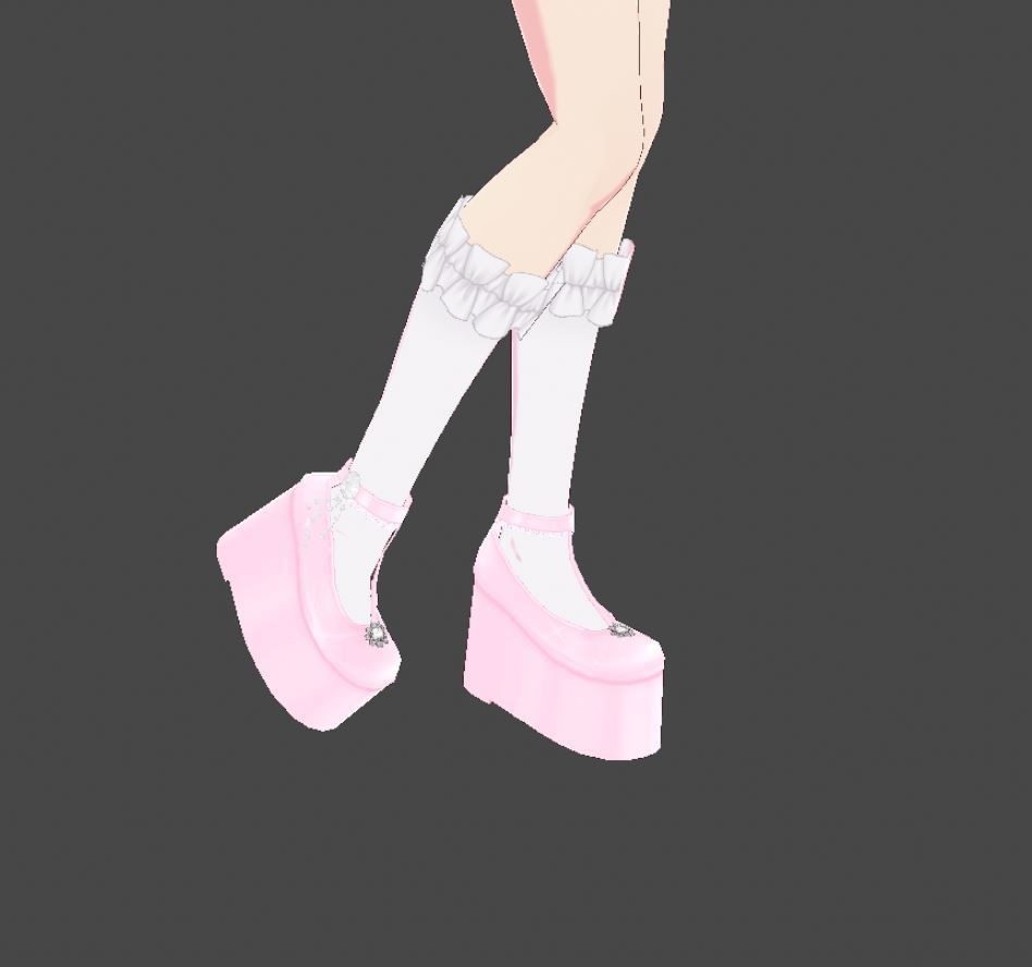 Kawaii gothic shoes (only shoes)