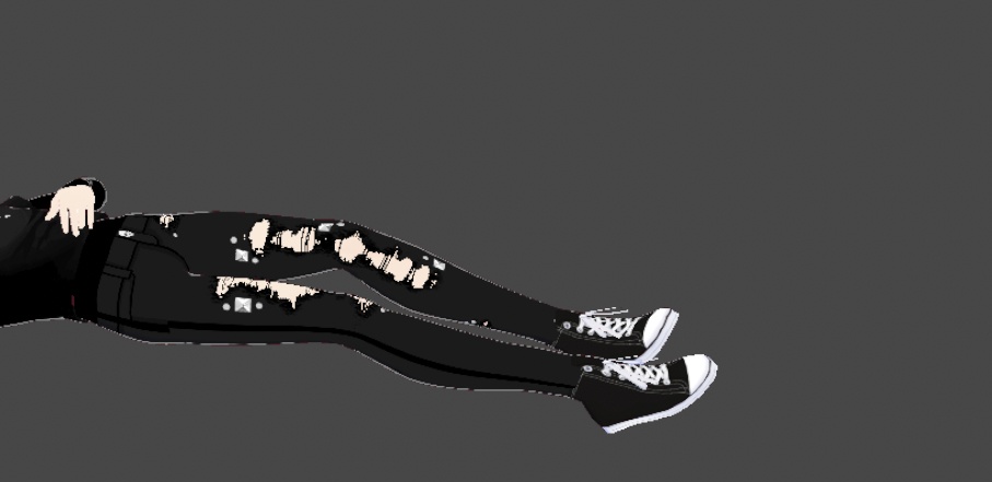 Rock Ripped Jeans (Inner bottom, only jeans)