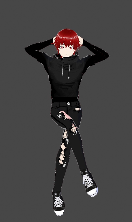 Rock Ripped Jeans (Inner bottom, only jeans)