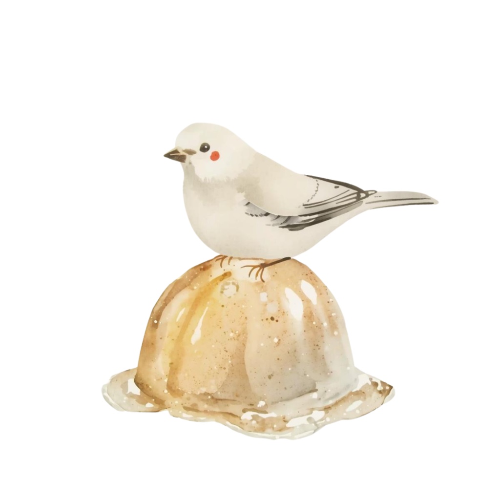 【和菓子×動物シリーズ】水彩画クリップアート10点セット PNG