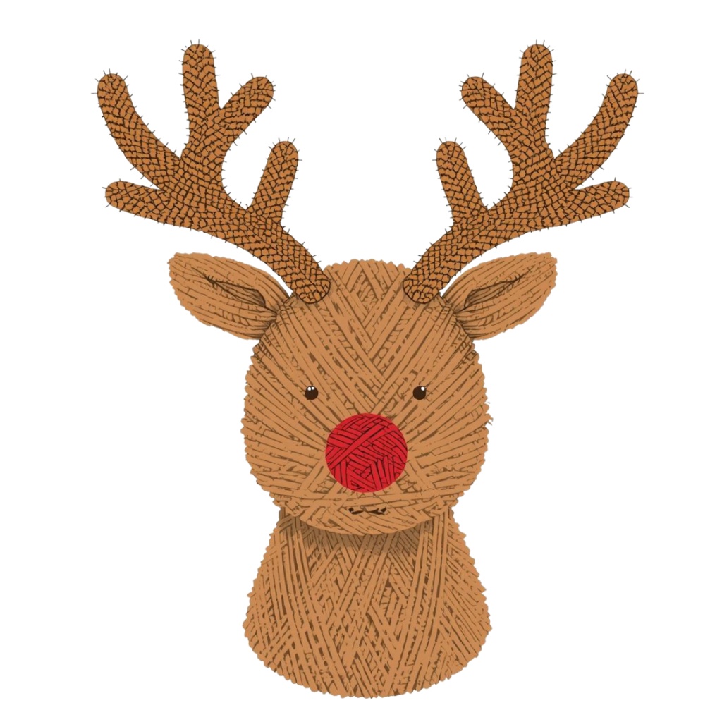 【クリスマスシリーズ】毛糸×手書き風クリップアート20点セット PNG