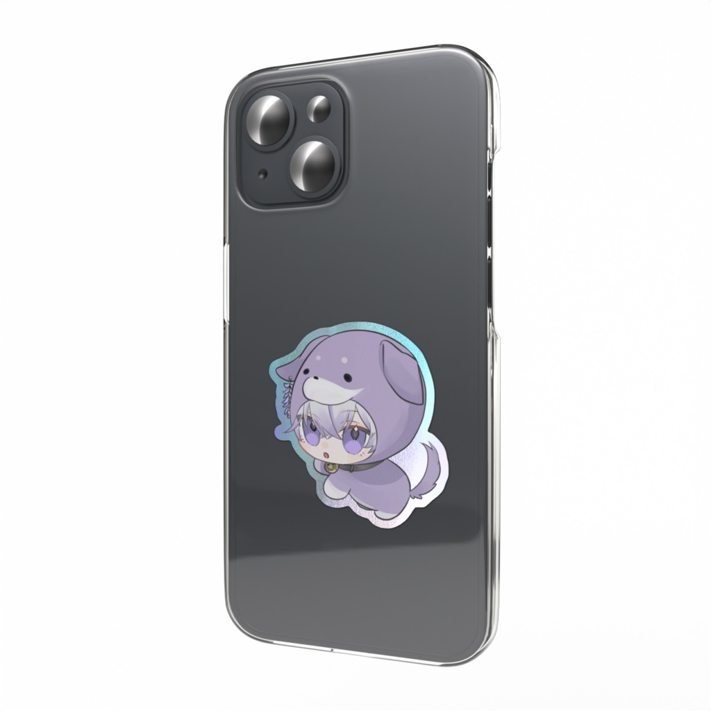 【紫鬼ノ瀬レイ】オーロラスマホステッカー