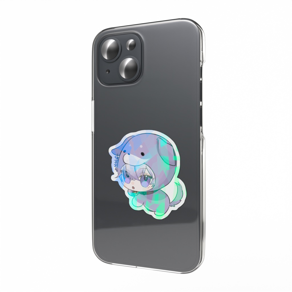 【紫鬼ノ瀬レイ】ホログラムスマホステッカー