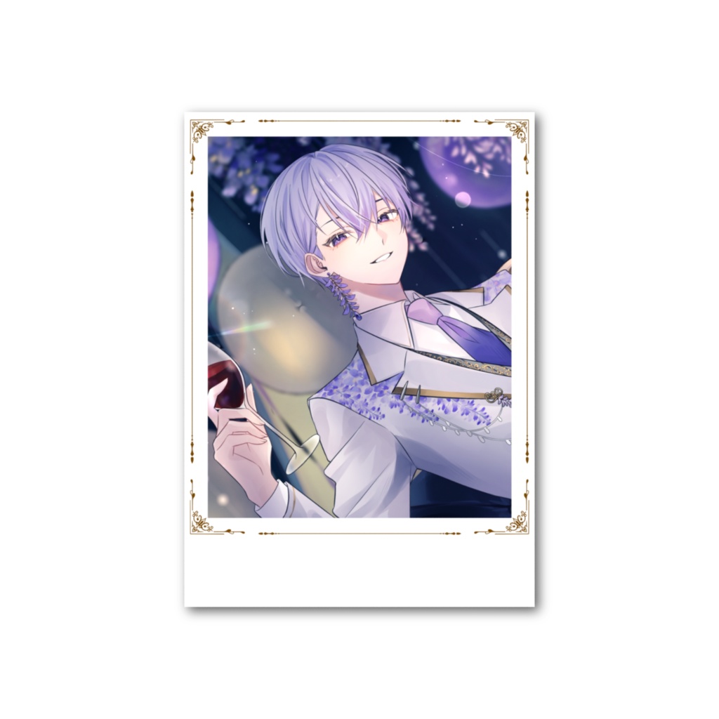 【紫鬼ノ瀬レイ】フォト風カードv2（落書きあり/なし）